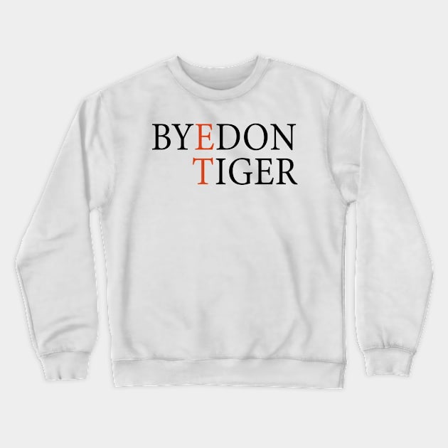 BYEDON TIGER Crewneck Sweatshirt by Gigart